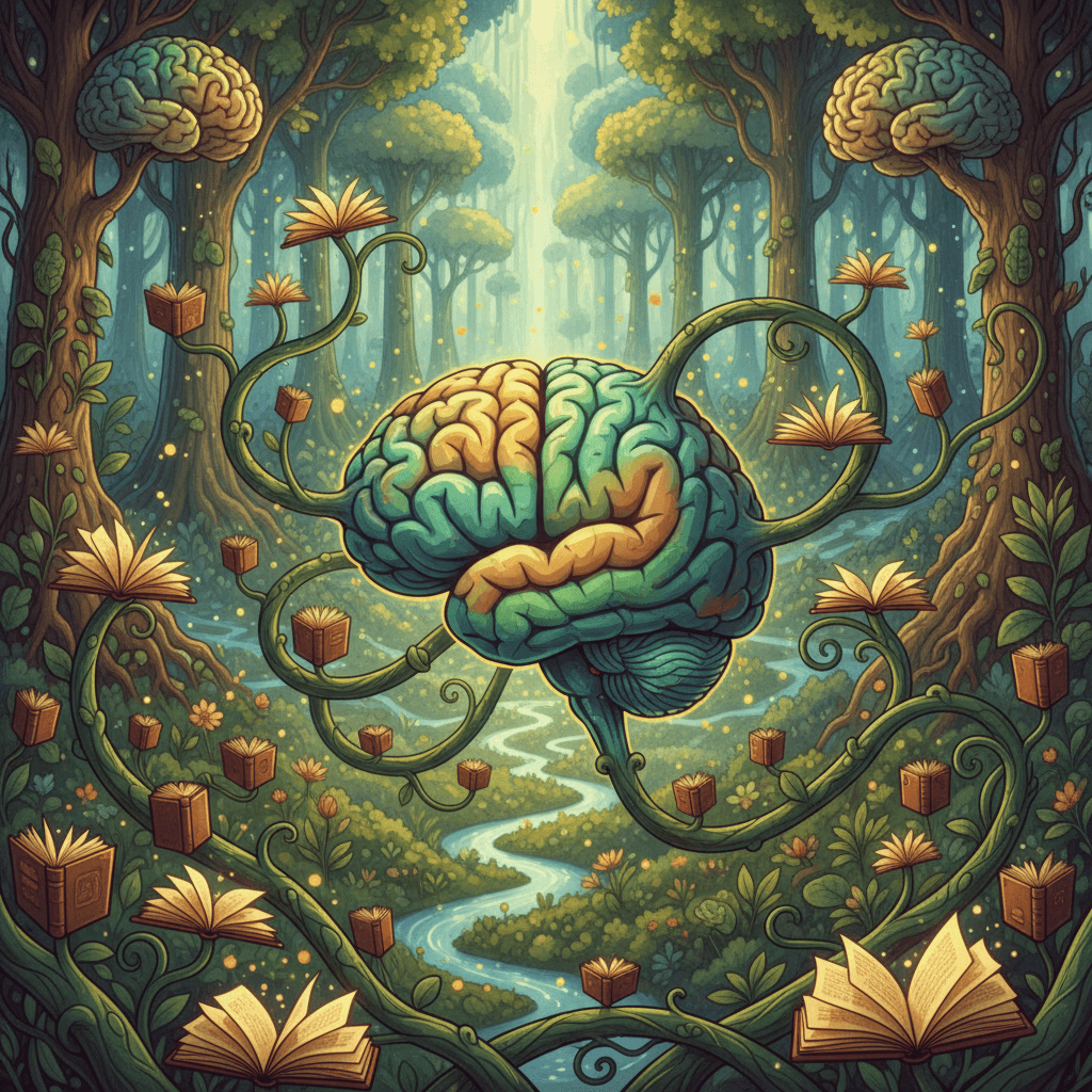 Illustration for What Happens Inside Your Child's Brain When You Read Together